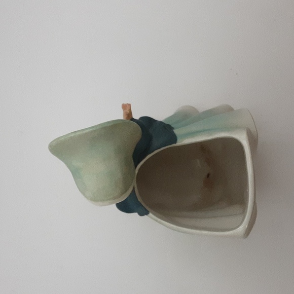 Vintage Inarco Japan E-2447 Porcelain Lady Planter 5.5" X 5" - Picture 5 of 9